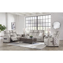  Manufacturer Color_Gray -- Signature Design by Ashley Boyington Power Leather Match Recliner IMAGE 12