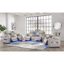  Manufacturer Color_Gray -- Signature Design by Ashley Boyington Power Leather Match Recliner IMAGE 13