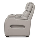  Manufacturer Color_Gray -- Signature Design by Ashley Boyington Power Leather Match Recliner IMAGE 4