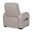  Manufacturer Color_Gray -- Signature Design by Ashley Boyington Power Leather Match Recliner IMAGE 5