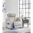  Manufacturer Color_Gray -- Signature Design by Ashley Boyington Power Leather Match Recliner IMAGE 7