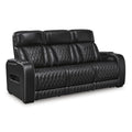  Manufacturer Color_Black -- Boyington U2710615 Power Reclining Sofa with Adjustable Headrest IMAGE 1