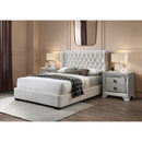  Size_Queen -- Crown Mark Daphne Upholstered Panel Bed IMAGE 2