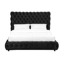  Size_Queen -- Crown Mark Flory Upholstered Platform Bed IMAGE 1
