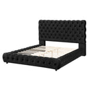  Size_Queen -- Crown Mark Flory Upholstered Platform Bed IMAGE 3