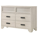  Crown Mark Sarter B4740-1 Dresser - White IMAGE 1
