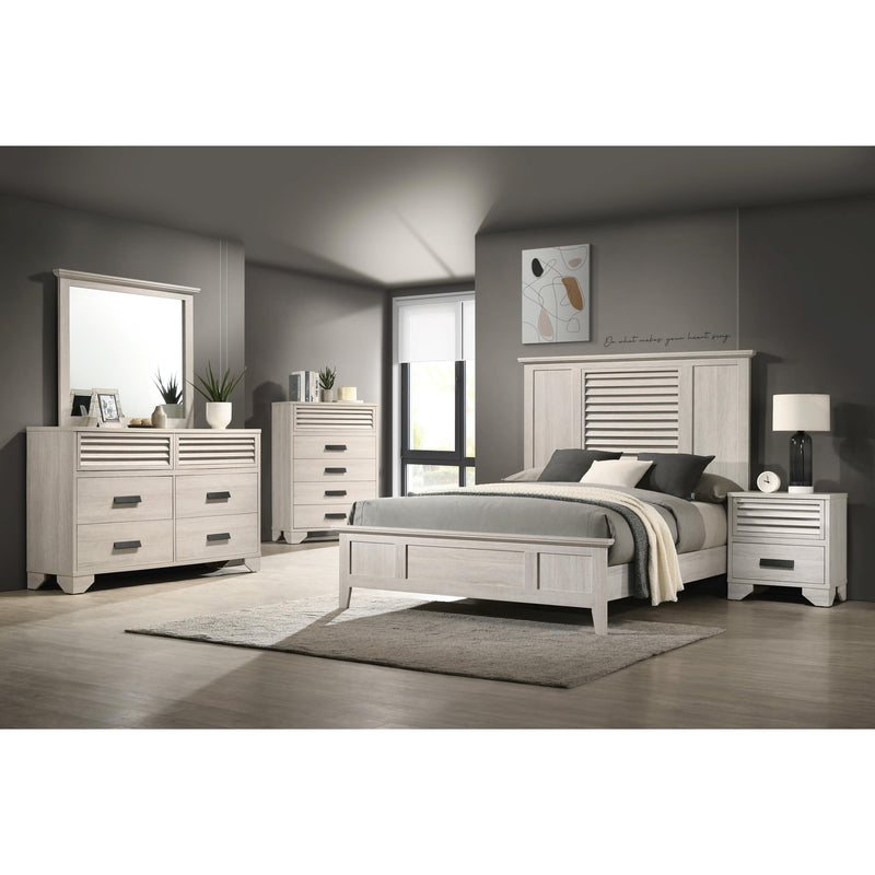  Crown Mark Sarter B4740-11 Dresser Mirror - White IMAGE 2