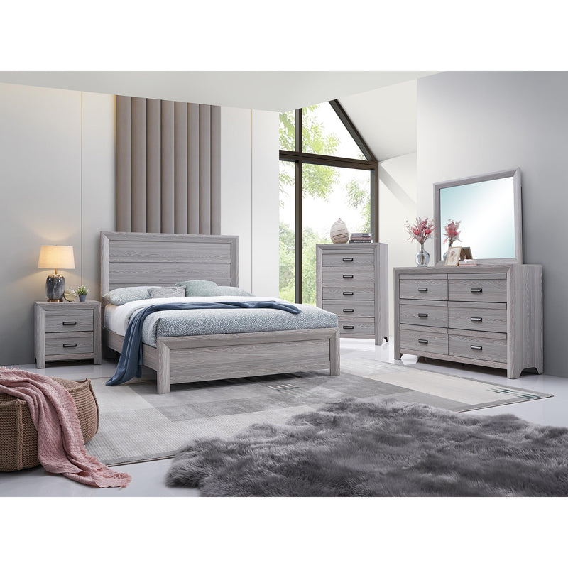  Crown Mark Adelaide B6710-2 Nightstand - Driftwood IMAGE 2