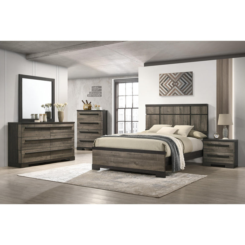  Crown Mark Remington B8160-11 Dresser Mirror - Brown IMAGE 2