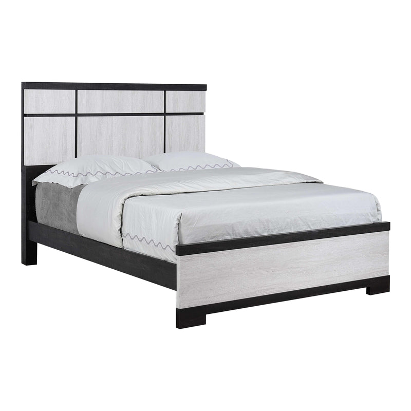  Size_King -- Remington B8162-K King Bed - Black/White IMAGE 1