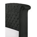  Size_King -- Lucinda B9265-K King Panel Bed - Black IMAGE 4