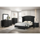  Size_Queen -- Crown Mark Lucinda Upholstered Panel Bed IMAGE 2