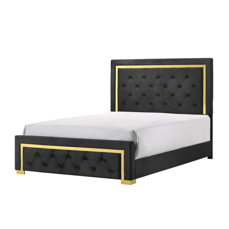  Size_Queen -- Crown Mark Pepe Panel Bed IMAGE 1