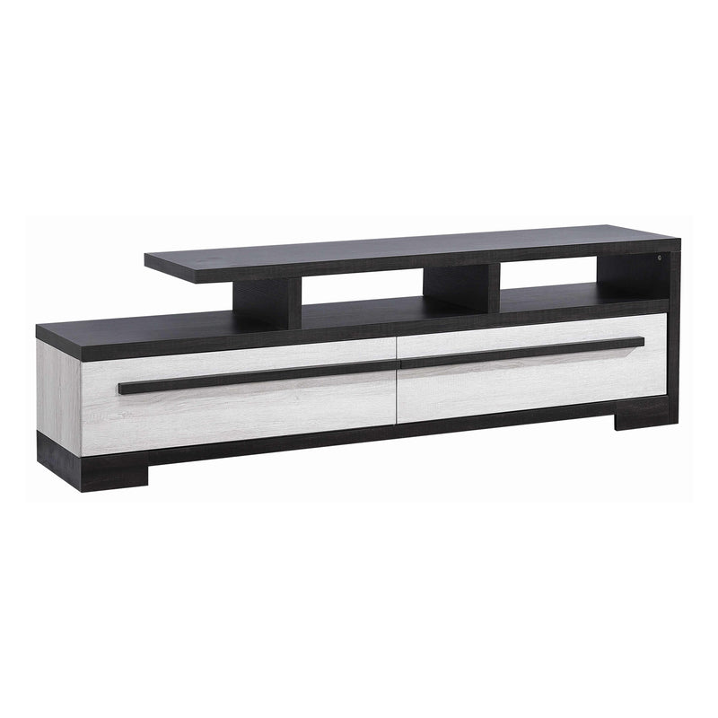  Crown Mark Remington B8162-9 TV Stand - Black/White IMAGE 1