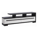  Crown Mark Remington B8162-9 TV Stand - Black/White IMAGE 1