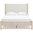  Size_Queen -- Cadmori B2615B4 Queen Upholstered Panel Bed IMAGE 2