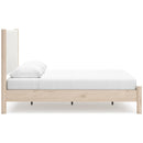  Size_Queen -- Cadmori B2615B4 Queen Upholstered Panel Bed IMAGE 3