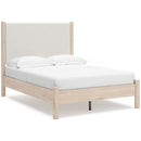  Size_Full -- Signature Design by Ashley Cadmori Upholstered Panel Bed IMAGE 1