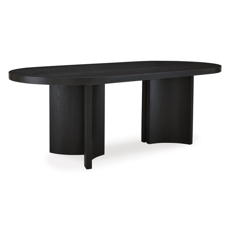  Signature Design by Ashley Rowanbeck D821-25 Oval Dining Room Table IMAGE 1