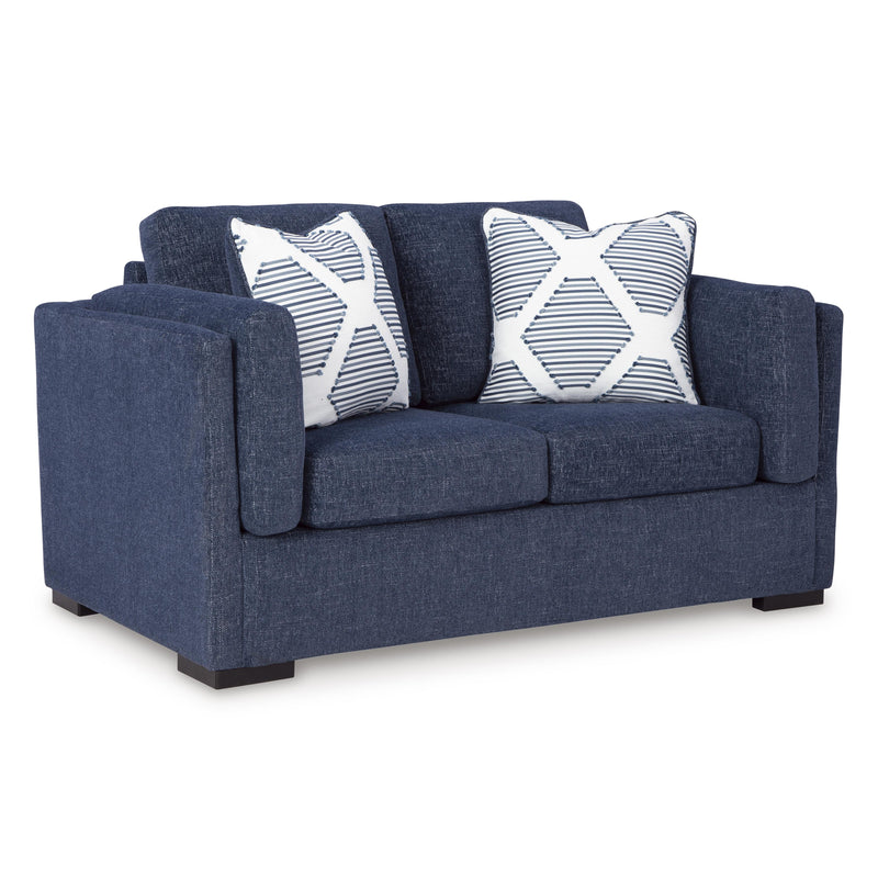  Manufacturer Color_Navy -- Benchcraft Evansley Stationary Fabric Loveseat IMAGE 1