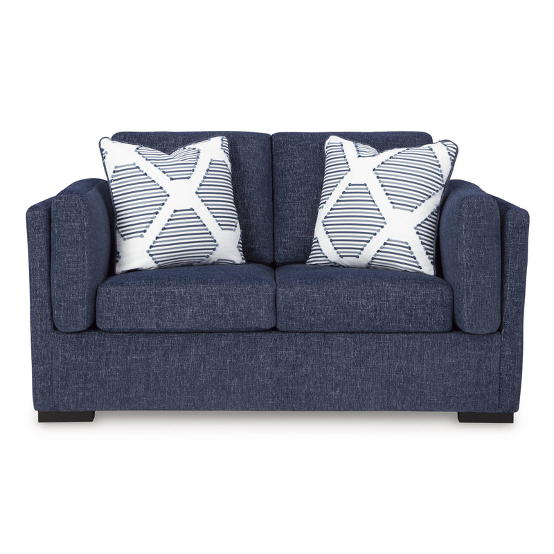  Manufacturer Color_Navy -- Benchcraft Evansley Stationary Fabric Loveseat IMAGE 2
