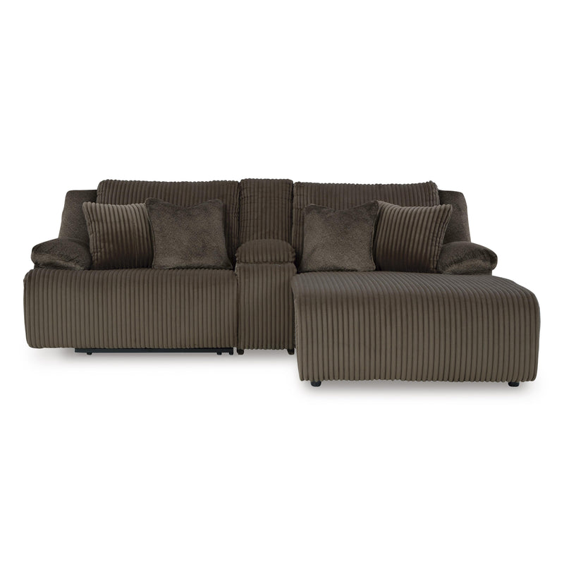  Manufacturer Color_Chocolate -- Signature Design by Ashley Top Tier Reclining Fabric Sofa IMAGE 1