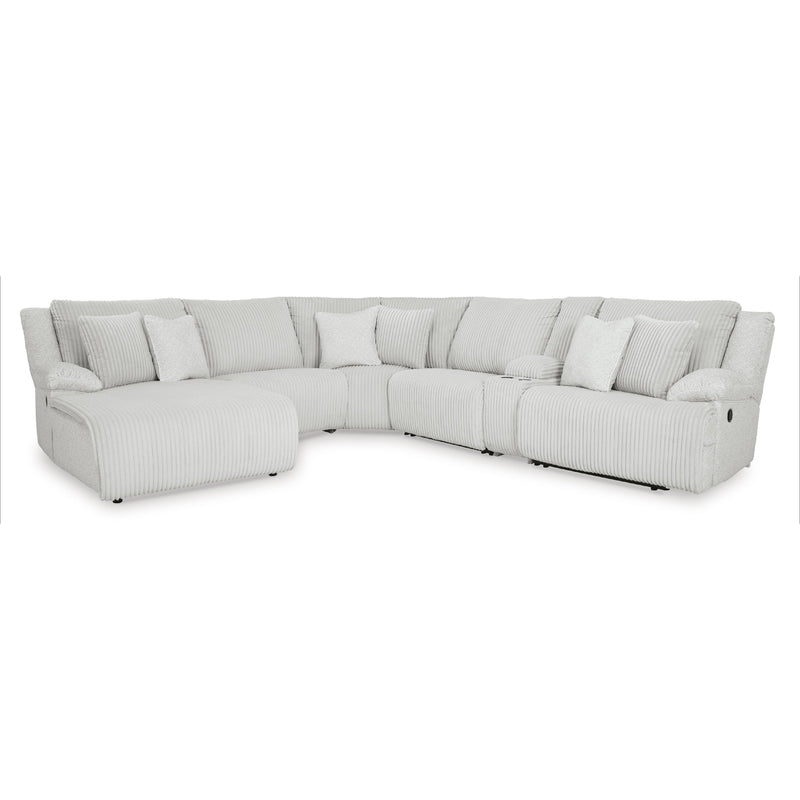  Manufacturer Color_Alloy -- Top Tier 92706S2 6 pc Reclining Sectional with Chaise IMAGE 1