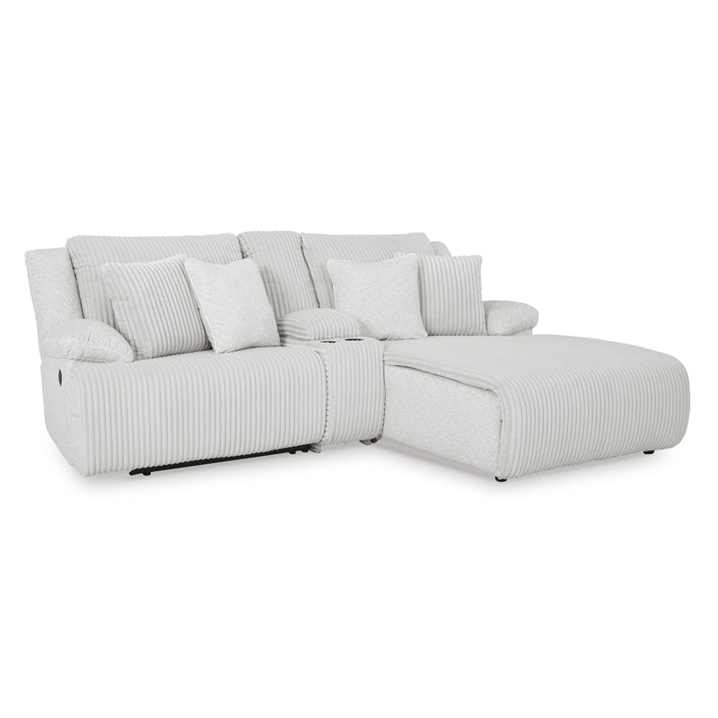  Manufacturer Color_Alloy -- Top Tier 92706S4 3 pc Reclining Sectional Sofa with Chaise IMAGE 1