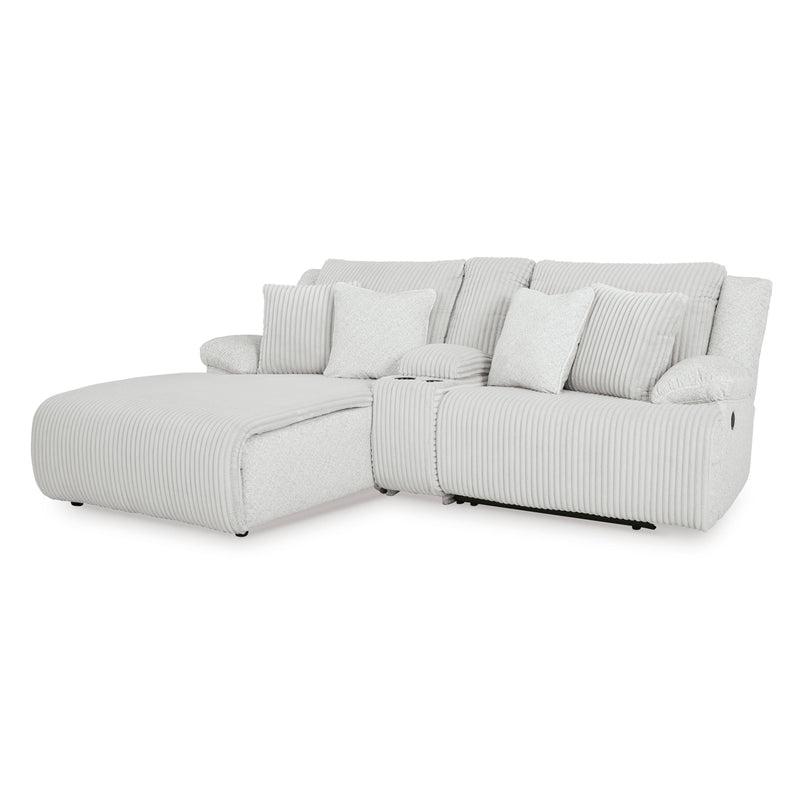 Manufacturer Color_Alloy -- Top Tier 92706S5 3 pc Reclining Sectional Sofa with Chaise IMAGE 1