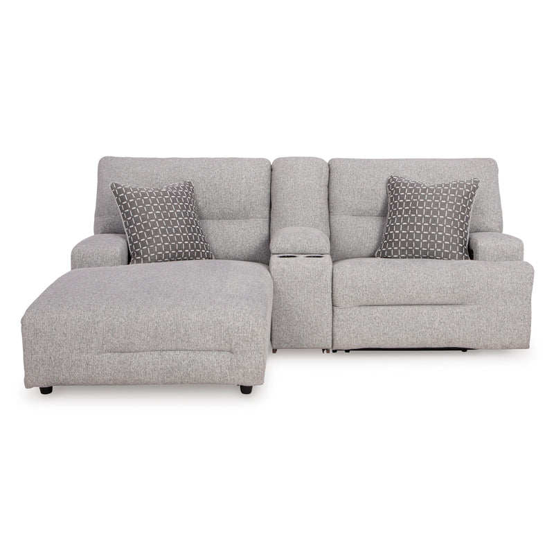  Signature Design by Ashley Acklen Place 93605S5 3 pc Power Reclining Sectional Sofa with Chaise IMAGE 2