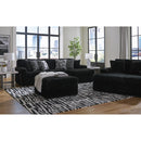  Manufacturer Color_Onyx -- Signature Design by Ashley Midnight Madness Fabric Chaise IMAGE 8