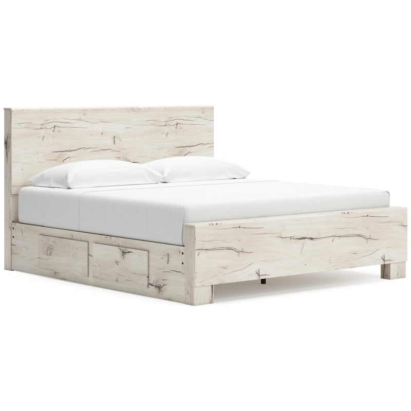  Size_King -- Lawroy B2310B12 King Panel Bed with Storage IMAGE 1