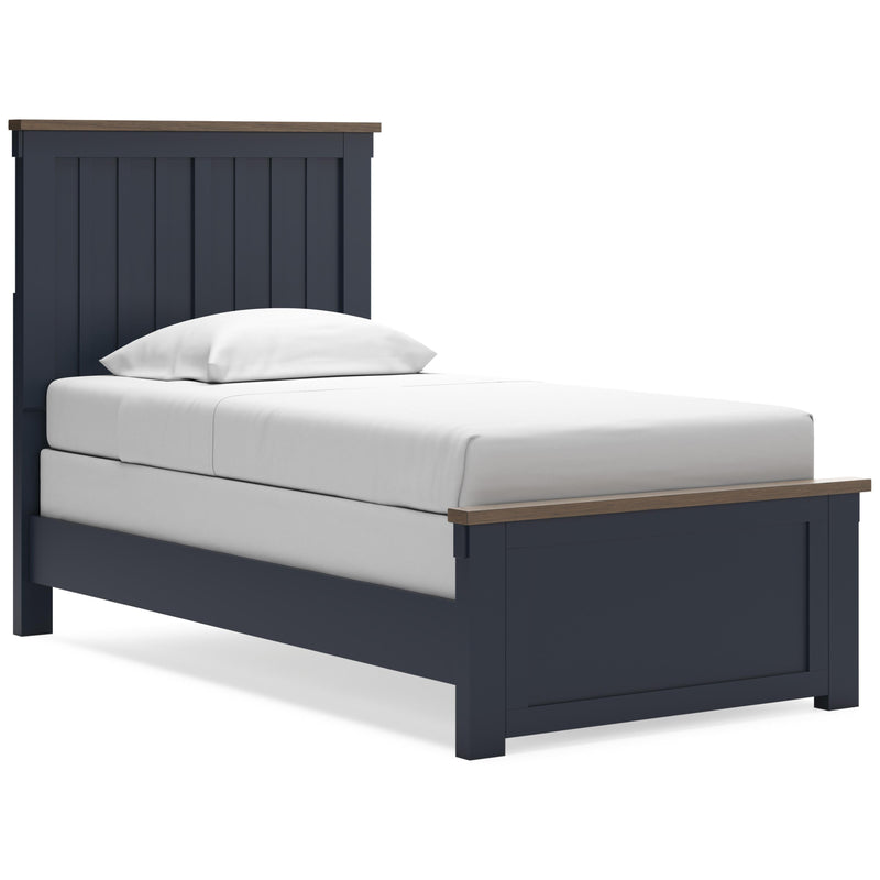  Size_Twin -- Signature Design by Ashley Landocken Panel Bed IMAGE 1