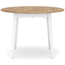  Signature Design by Ashley Gesthaven D398-15 Round Dining Room Drop Leaf Table IMAGE 3