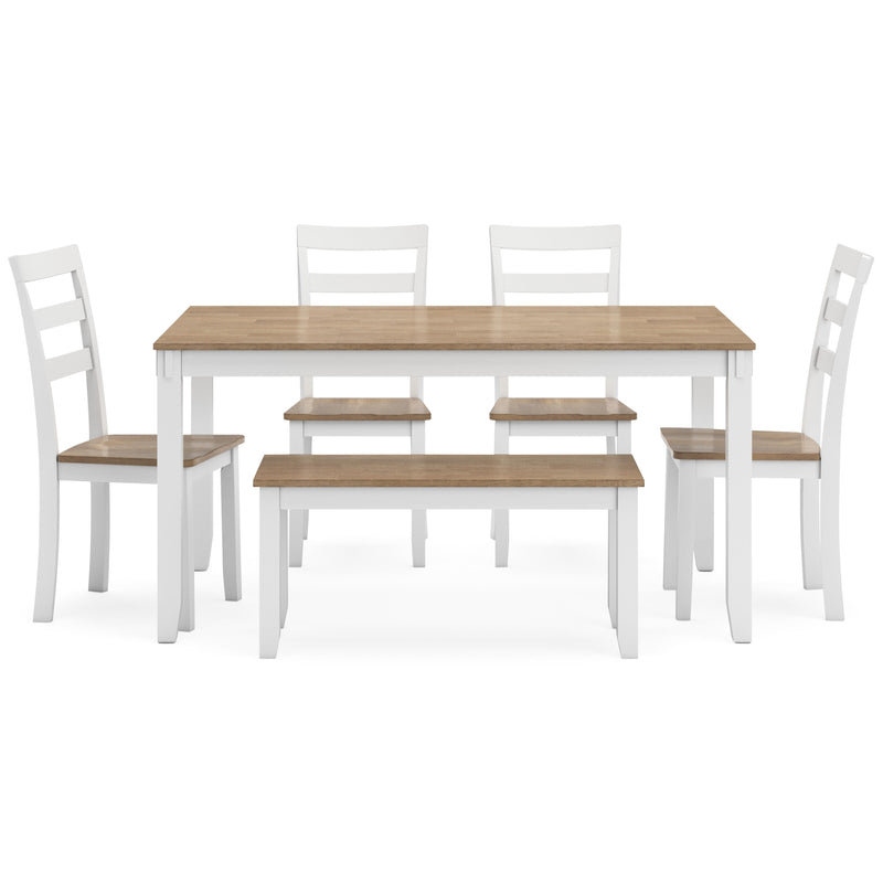  Signature Design by Ashley Gesthaven D398-325 Dining Room Table Set IMAGE 2