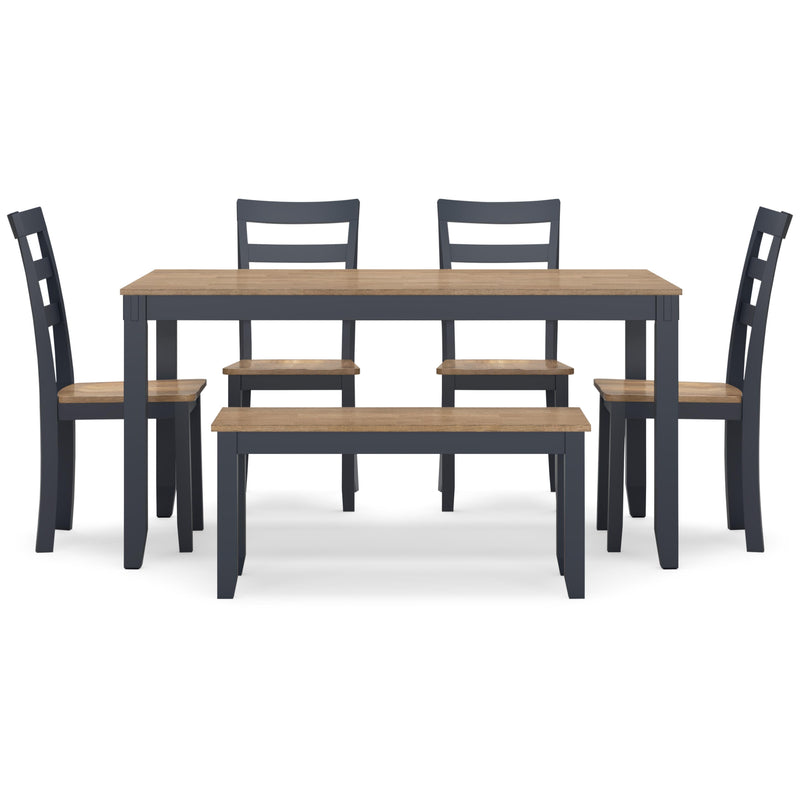  Signature Design by Ashley Gesthaven D399-325 Dining Room Table Set IMAGE 2