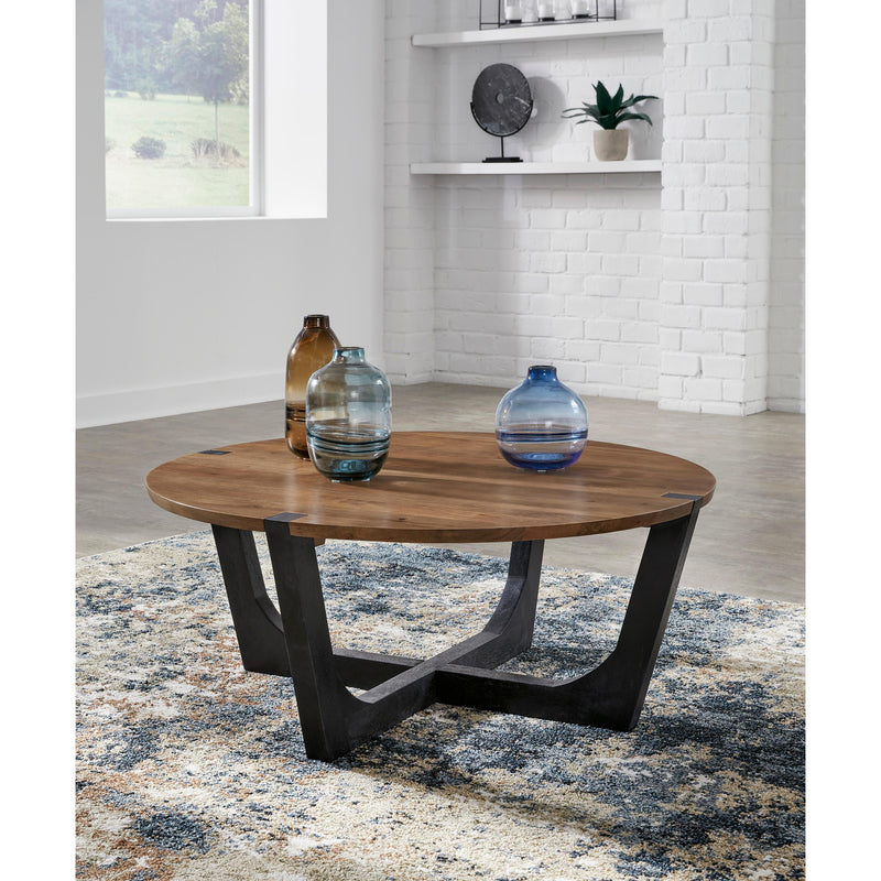  Signature Design by Ashley Hanneforth T726T1 Coffee Table and 2 End Tables IMAGE 2