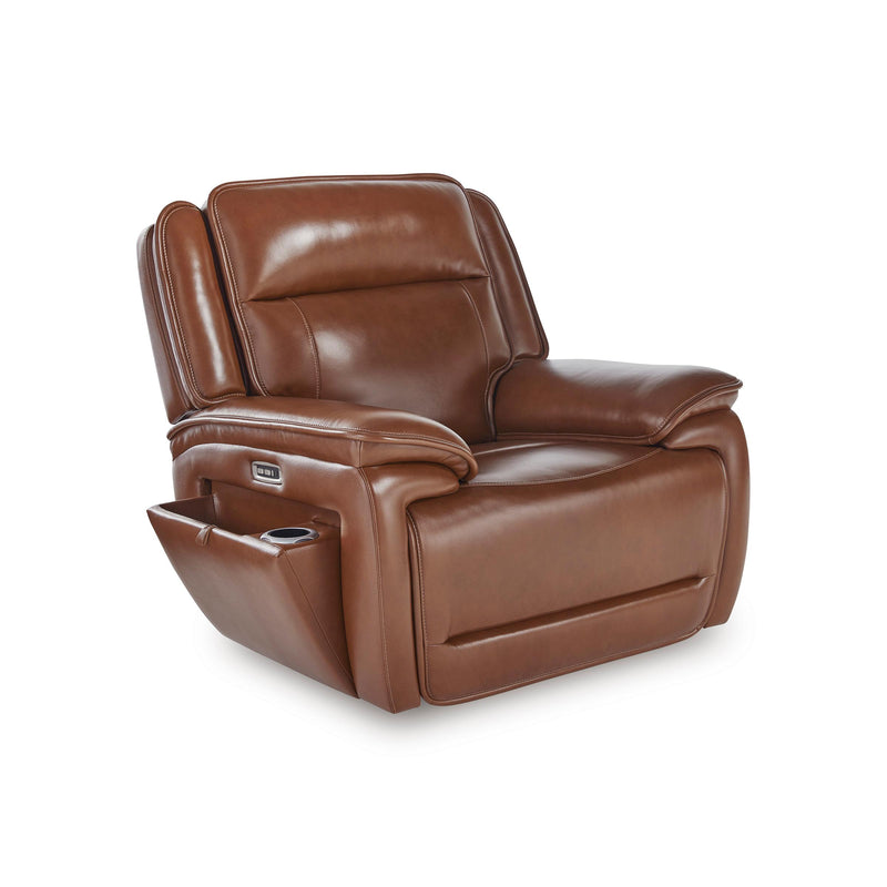  Signature Design by Ashley Healy Pier U1120413 Power Recliner with Adjustable Headrest IMAGE 1