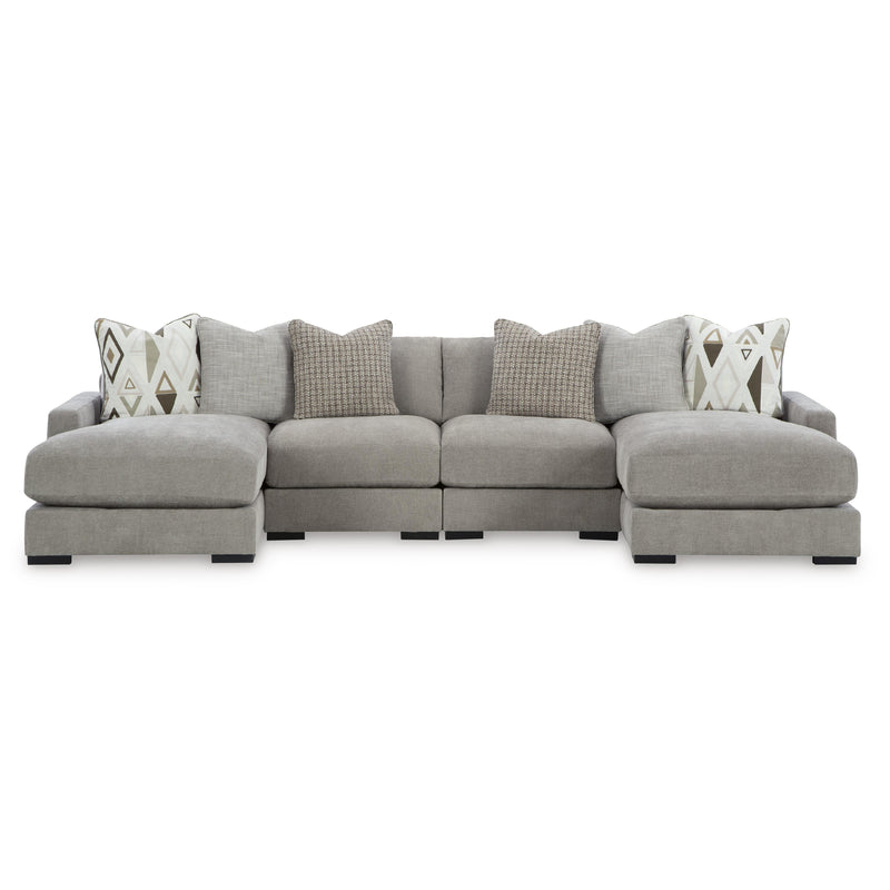  Benchcraft Aslan Court 20305S5 4 pc Sofa Pit Sectional IMAGE 1