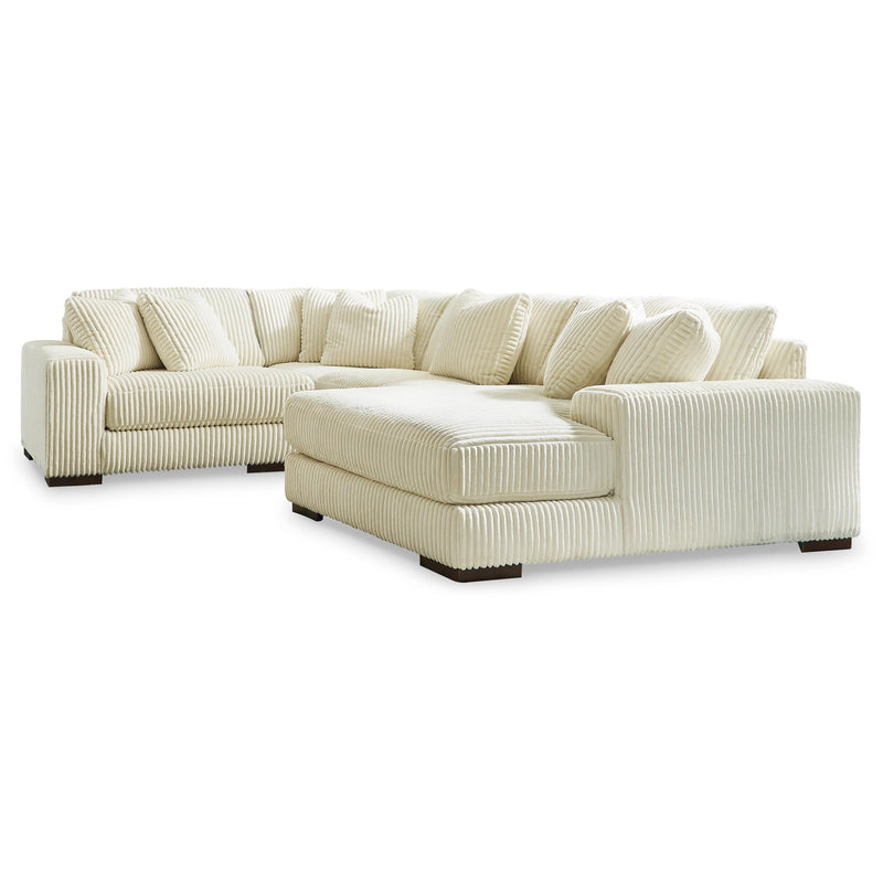  Manufacturer Color_Ivory -- Signature Design by Ashley Lindyn Fabric 4 pc Sectional IMAGE 1