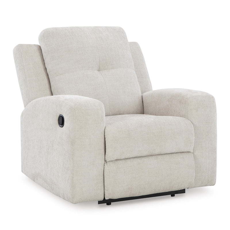  Manufacturer Color_Stone -- Signature Design by Ashley Danum Fabric Recliner with Wall Recline IMAGE 1