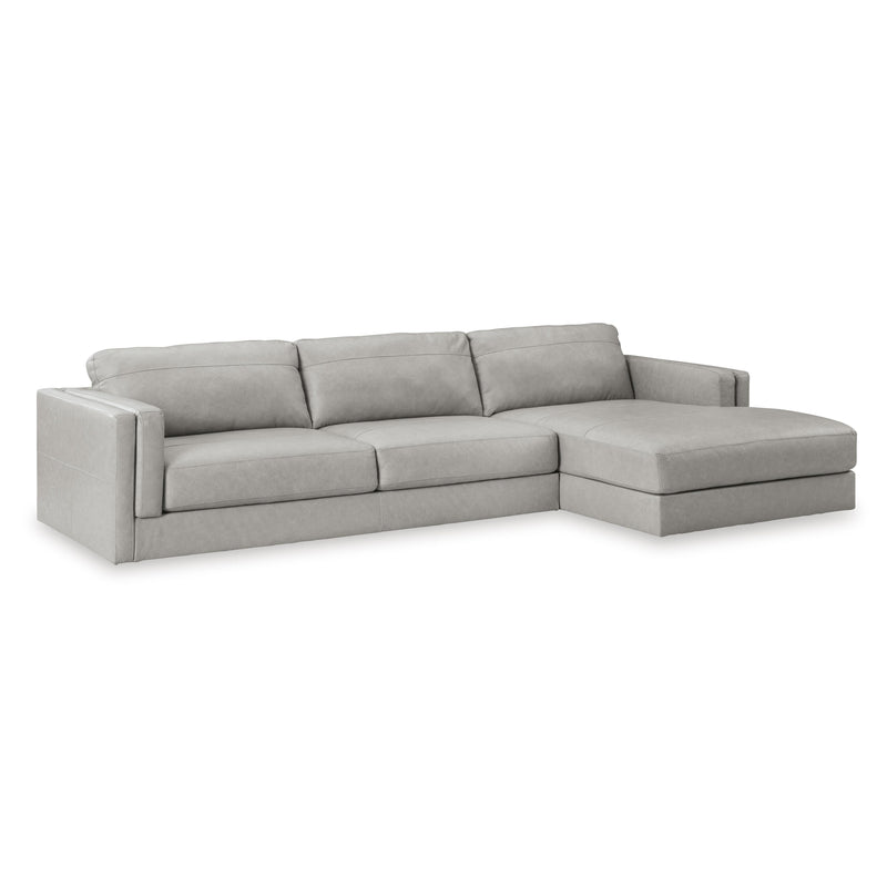  Signature Design by Ashley Amiata 57404S2 2 pc Sectional with Chaise IMAGE 1