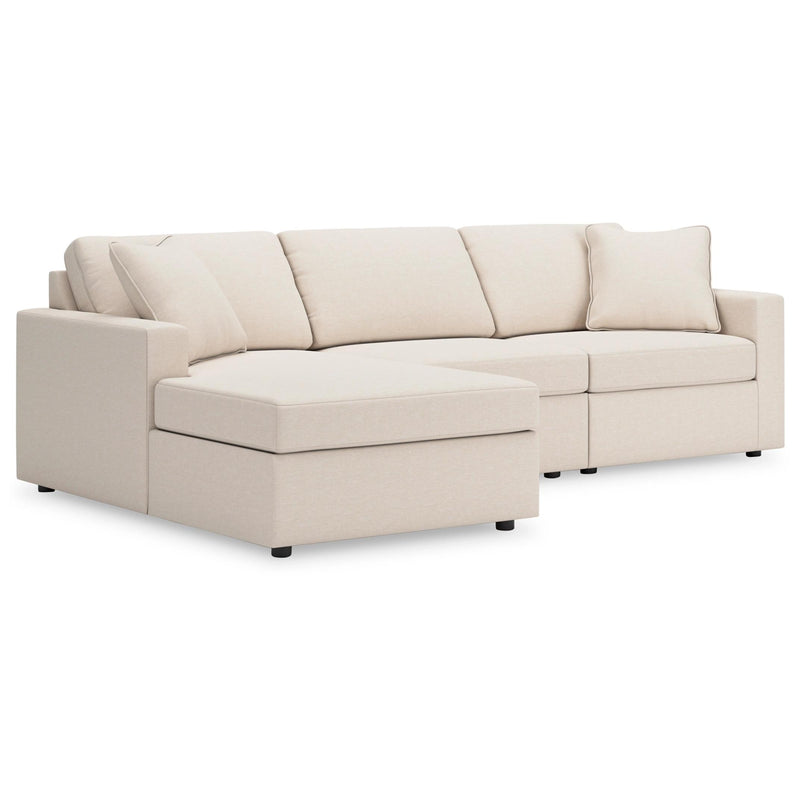  Manufacturer Color_Oyster -- Modmax 92103S17 3 pc Sectional with Chaise IMAGE 1