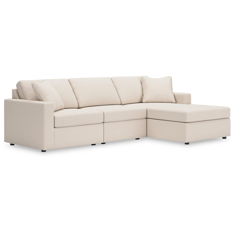  Manufacturer Color_Oyster -- Modmax 92103S18 3 pc Sectional with Chaise IMAGE 1