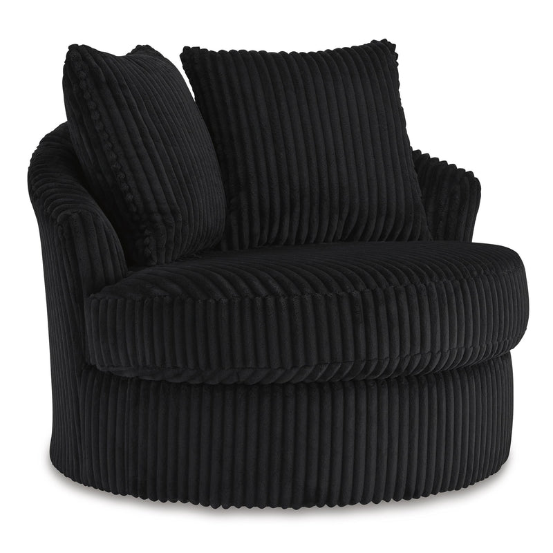  Signature Design by Ashley Gramwell A3000725 Swivel Accent Chair IMAGE 1