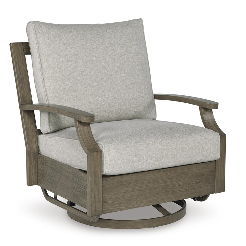  Signature Design by Ashley Rainier Ranch P701-821 Swivel Glider Chair with Cushion IMAGE 1