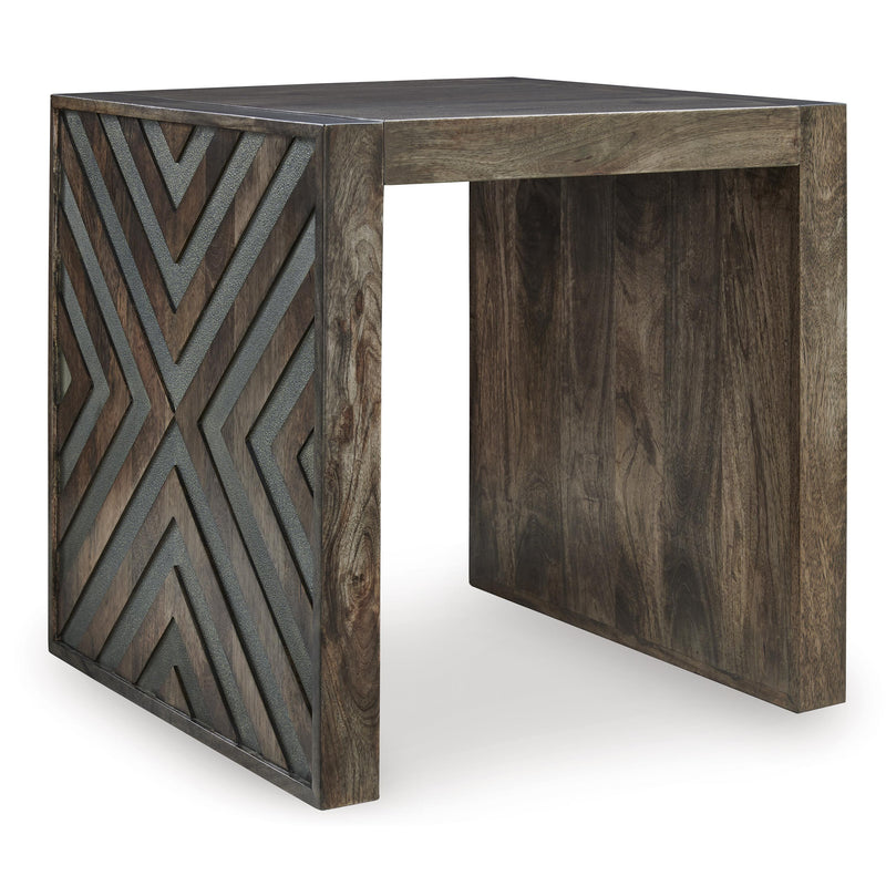  Signature Design by Ashley Dreggan T567-2 Square End Table IMAGE 1
