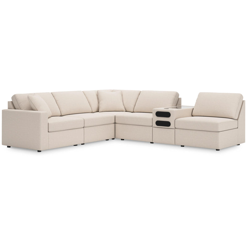  Manufacturer Color_Oyster -- Modmax 92103S23 6 pc Sectional with Audio Console IMAGE 1