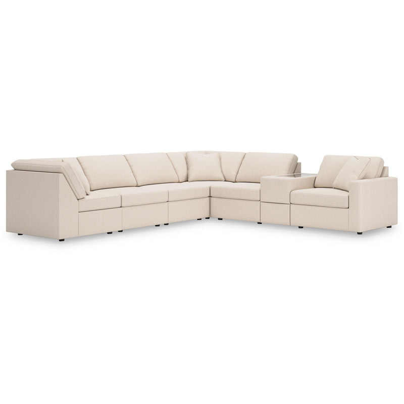  Manufacturer Color_Oyster -- Modmax 92103S32 7 pc Sectional with Storage Console IMAGE 1