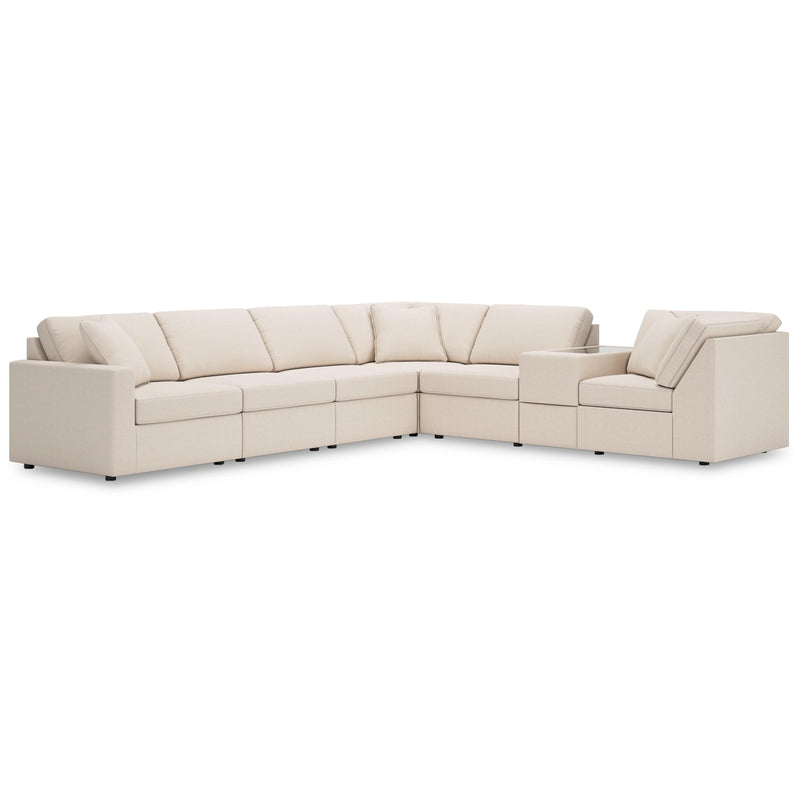  Manufacturer Color_Oyster -- Modmax 92103S33 7 pc Sectional with Storage Console IMAGE 1